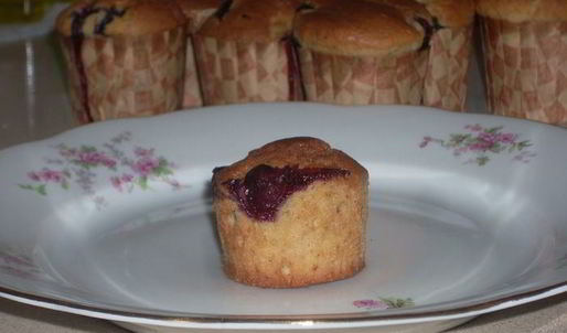 ягодные маффины