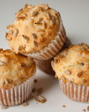 Закусочные маффины с ветчиной и сыром