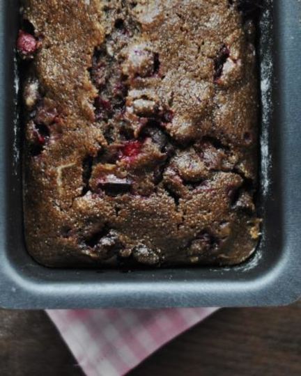 Рецепт кекса-манника с ягодами