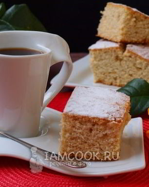 Манник на кефире без яиц