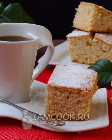 Рецепт манника на кефире без яиц