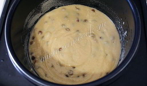 манник на кефире с мукой в мультиварке