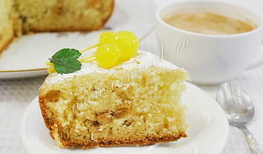 манник на кефире с мукой в мультиварке