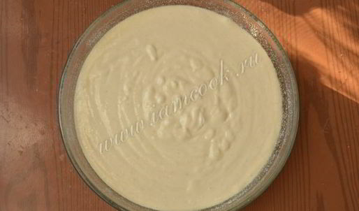 манник на кефире с творогом