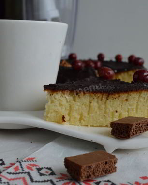 Манник на сковороде