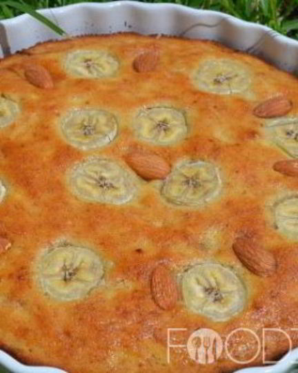 Рецепт манника с бананами