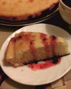 Манник с клюквенным сиропом