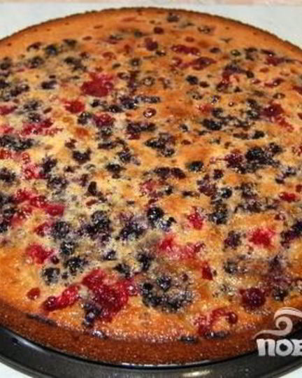 Рецепт манника с лесными ягодами