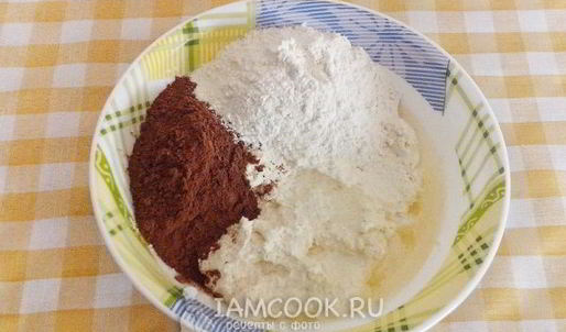 манник с шоколадом и какао