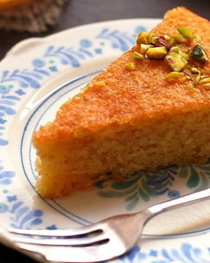 Рецепт манника с сиропом