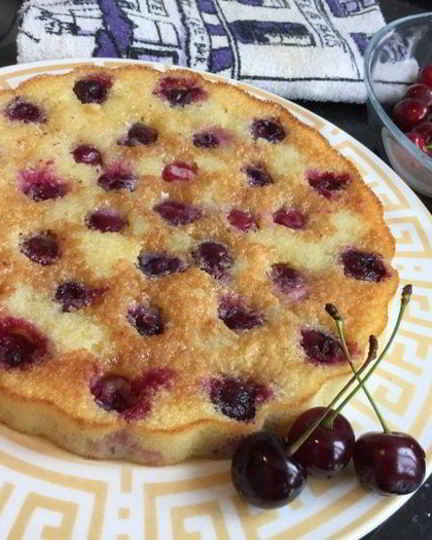 Рецепт манника с вишней