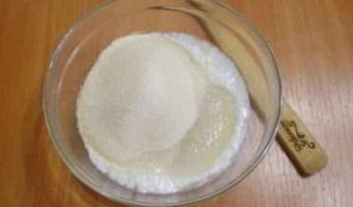 манник с яблоками на кефире