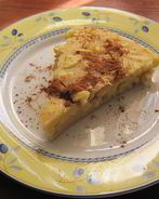 Манник с яблоками