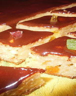 Манник творожный с цукатами