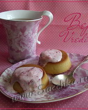 Мини-манники с клубникой