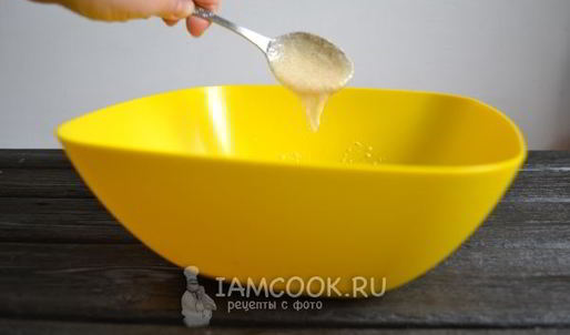 постный манник с яблоками