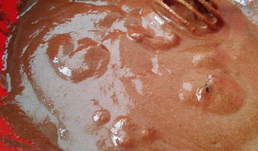 постный шоколадный манник с черносливом