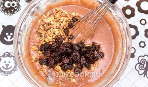 постный шоколадный манник с какао