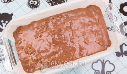 постный шоколадный манник с какао