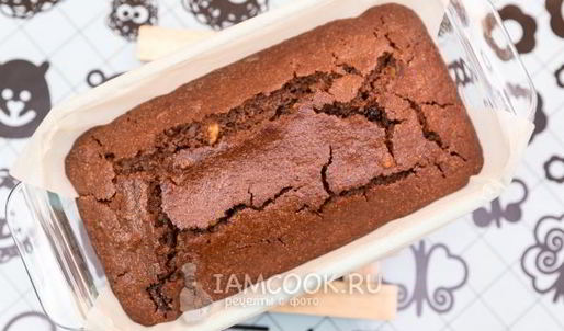 постный шоколадный манник с какао