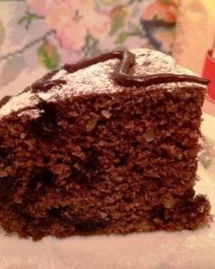 Шоколадный манник с черникой и кедровым орехом