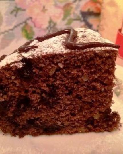 Рецепт шоколадного манника с черникой и кедровым орехом