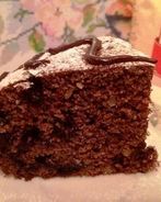 Шоколадный манник с черникой и кедровым орехом