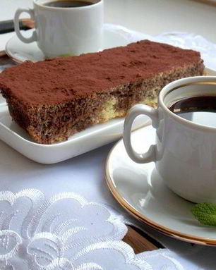 Сливочно-шоколадный манник