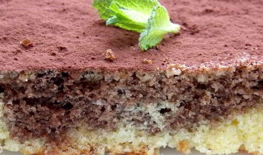 сливочно-шоколадный манник