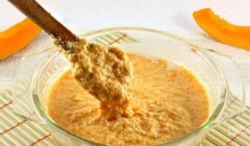 тыквенный манник с лимонным сиропом