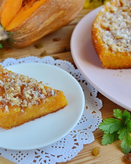 Рецепт тыквенного манника