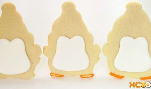 новогодняя выпечка пингвинята