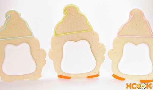 новогодняя выпечка пингвинята