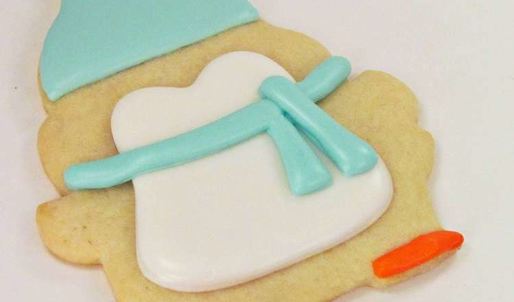 новогодняя выпечка пингвинята