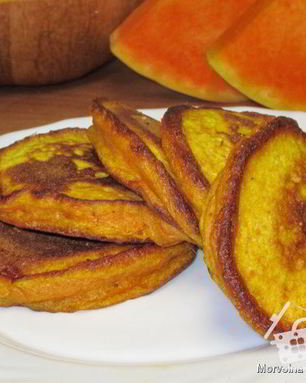 Ароматные тыквенные оладушки