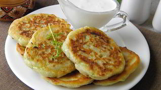 Оладьи на кефире