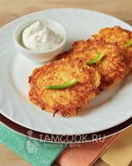 Диетические оладьи из кабачков