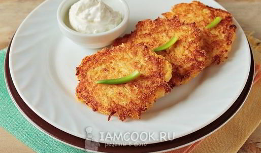 диетические оладьи из кабачков