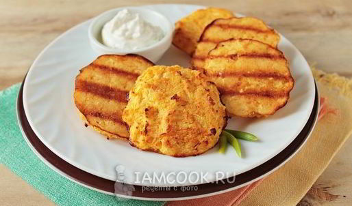 диетические оладьи из кабачков