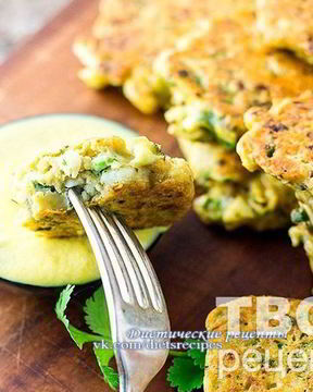 Диетические оладьи из цветной капусты