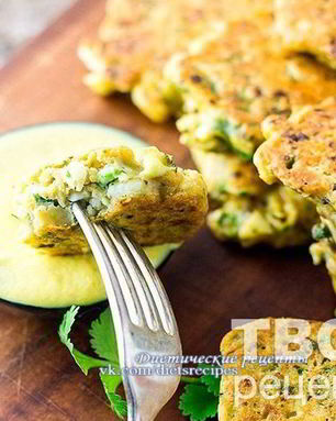 Диетические оладьи из цветной капусты