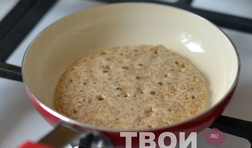 диетические оладьи с отрубями