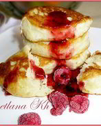 Дрожжевые оладьи на кефире