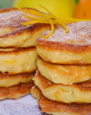 Кабачково-яблочные оладушки с апельсиновой цедрой