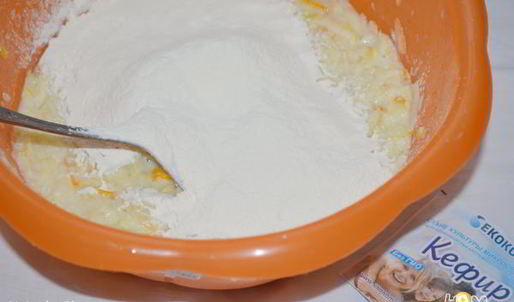 кабачково-яблочные оладушки с апельсиновой цедрой