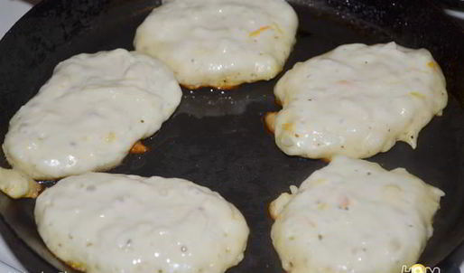 кабачково-яблочные оладушки с апельсиновой цедрой