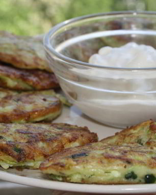 Кабачковые оладьи