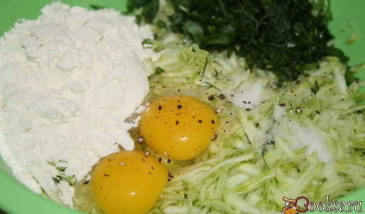 кабачковые оладьи