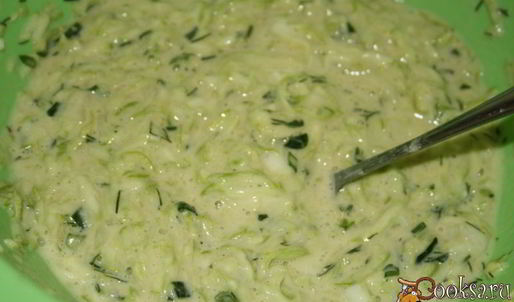 кабачковые оладьи