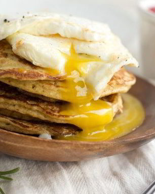 Картофельные оладьи с сыром